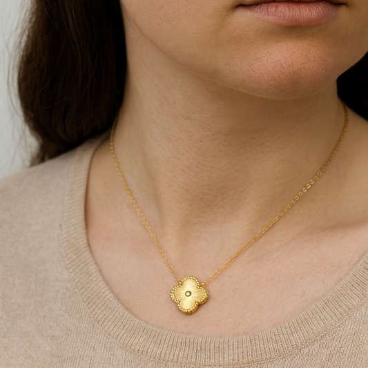 Inspired Clover Pendant Necklace